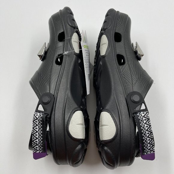Crocs X Black Panther Wakanda Forever Clogs W10 M8 Marvel Special Edition NWT - Picture 7 of 11